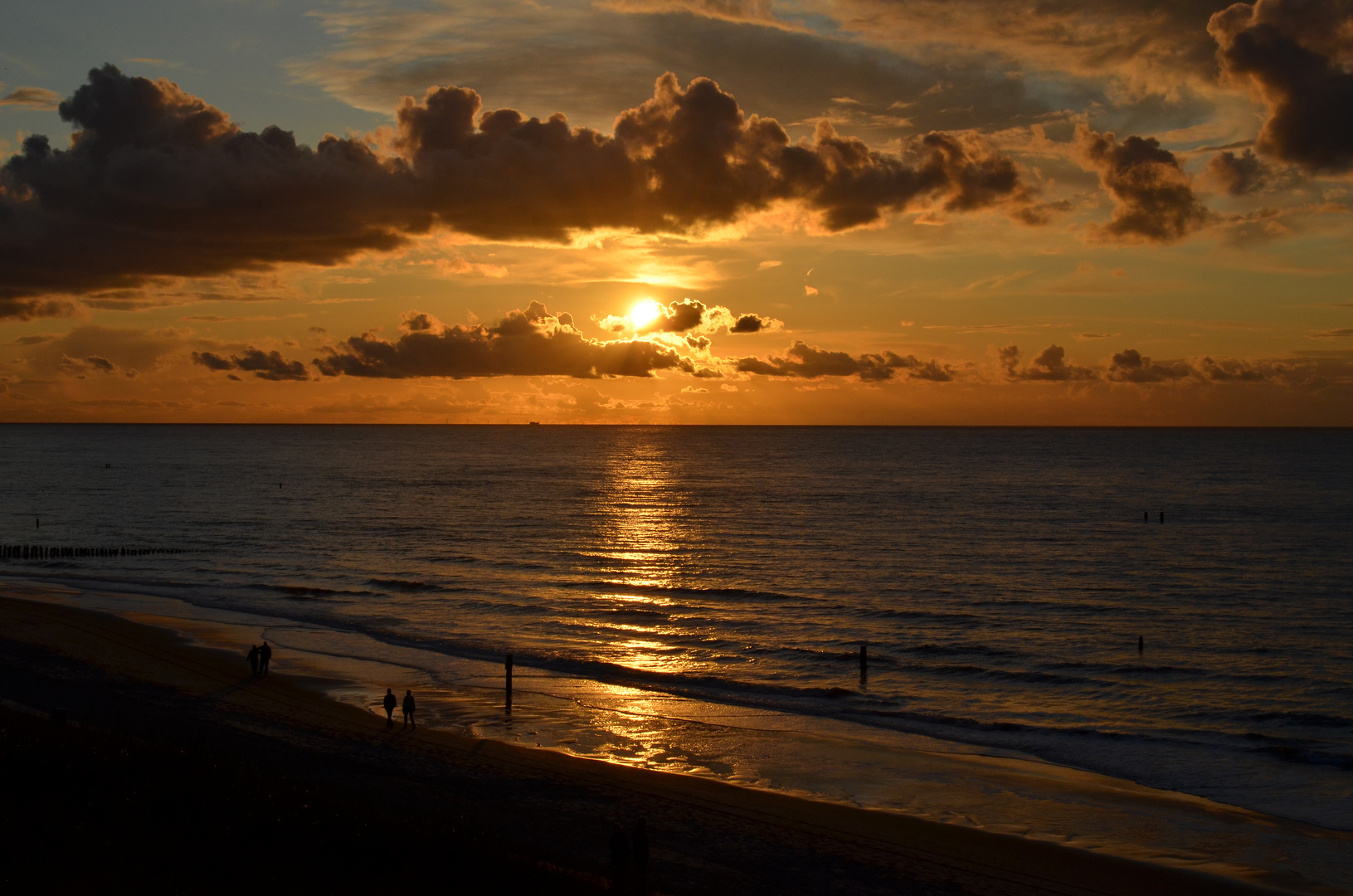 Abends am Strand