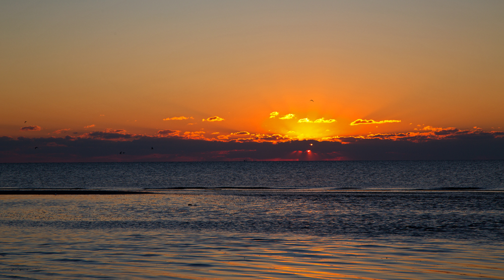 Abends am Strand