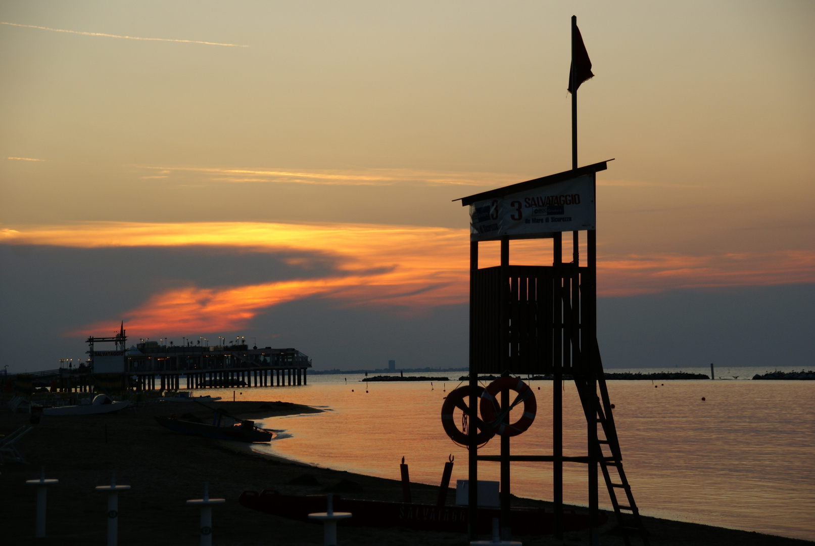 Abends am Strand