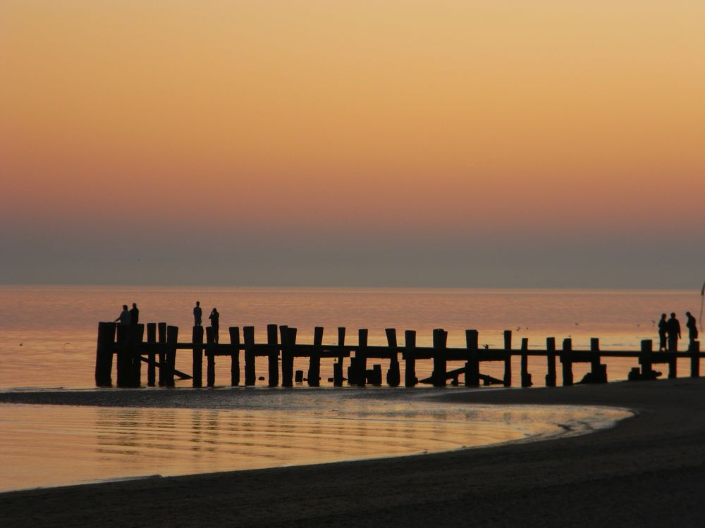 Abends am Strand