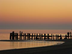 Abends am Strand