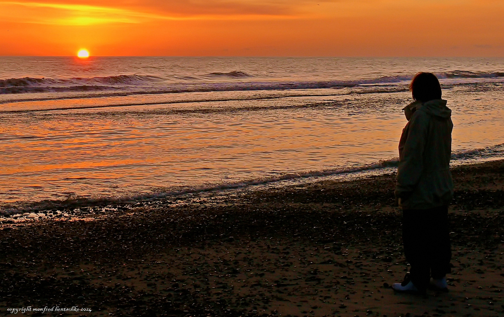 Abends am Strand 