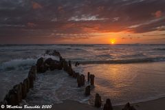 Abends am Strand