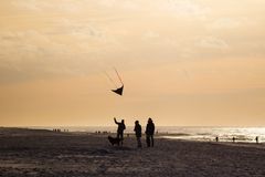 Abends am Strand