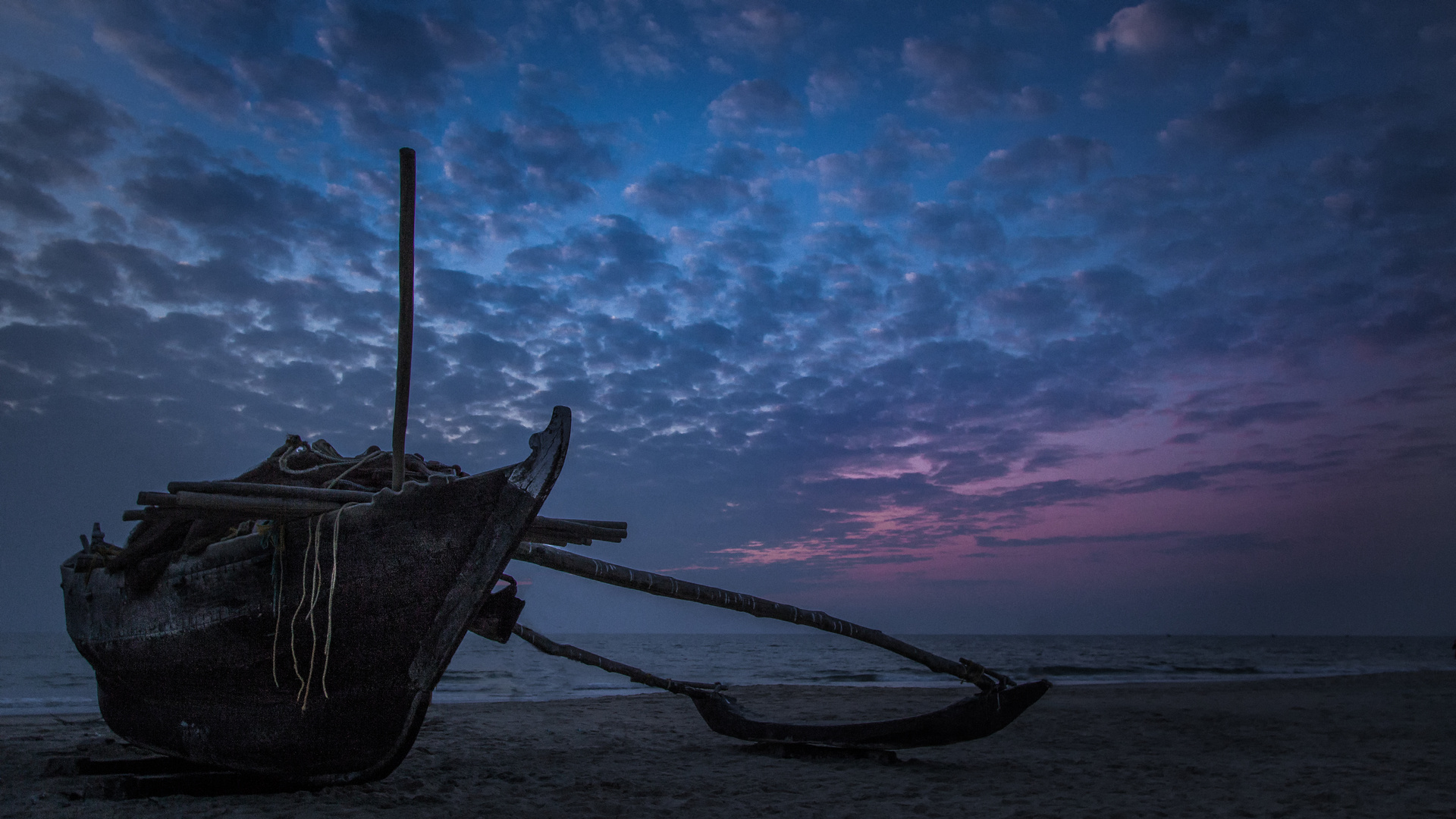 abends am Strand