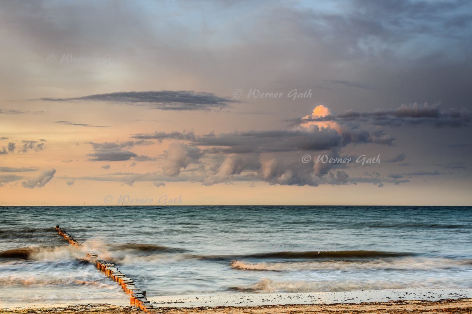 Abends am Strand