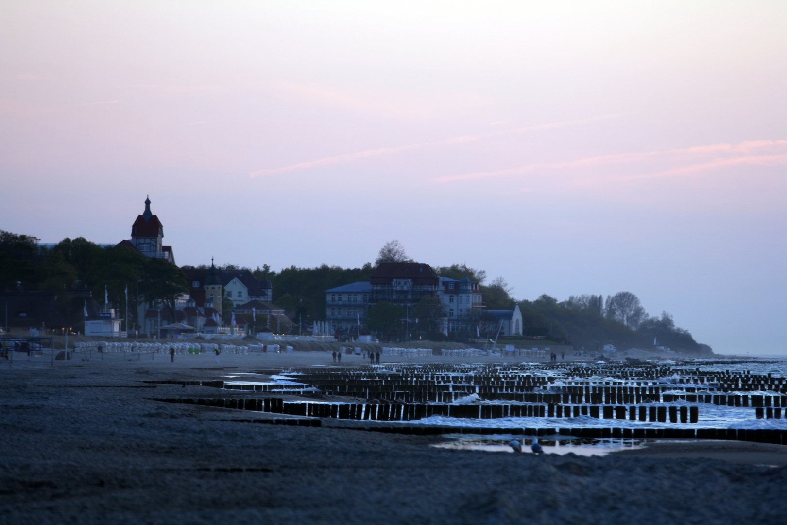 Abends am Strand