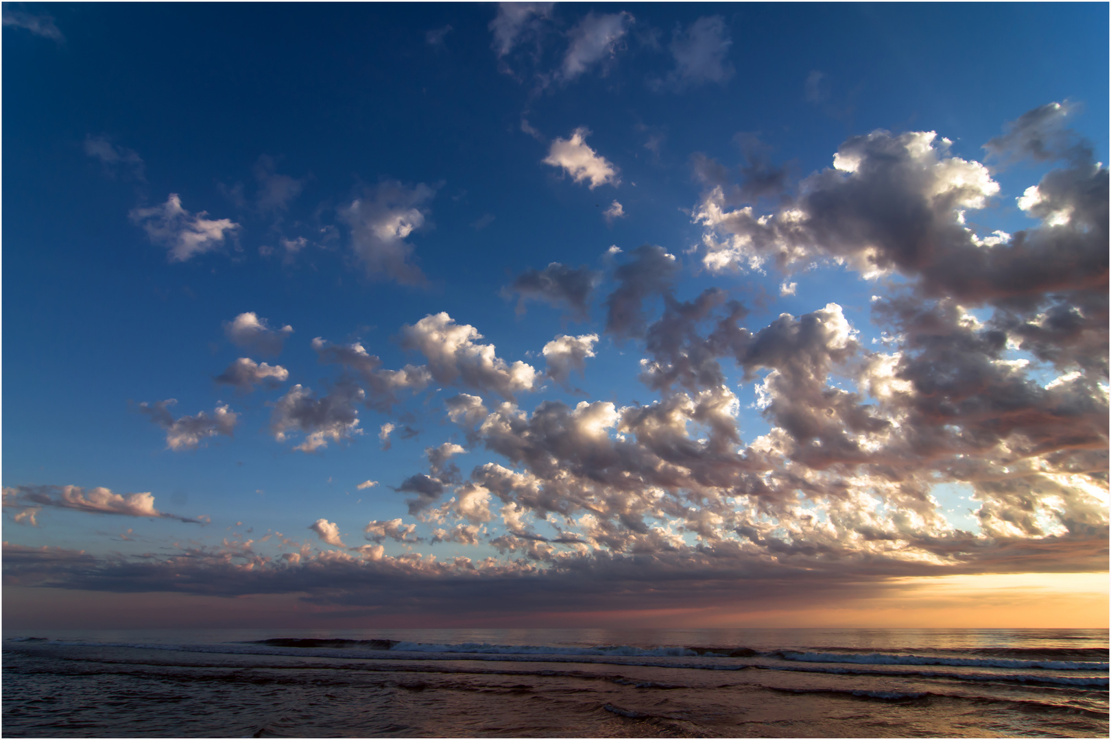 Abends am Strand