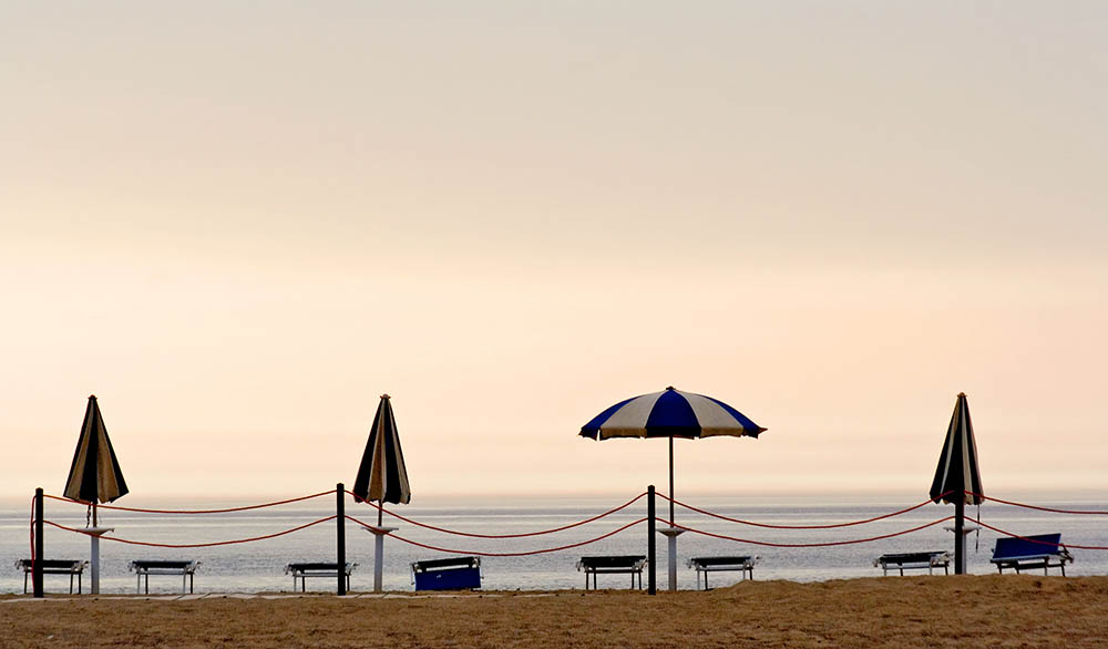 Abends am Strand