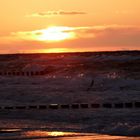 Abends am Strand