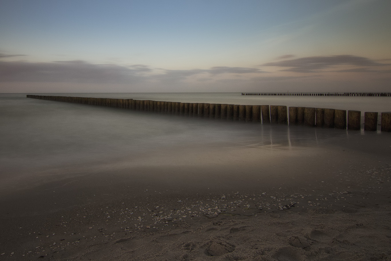 Abends am Strand