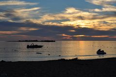 Abends am Strand