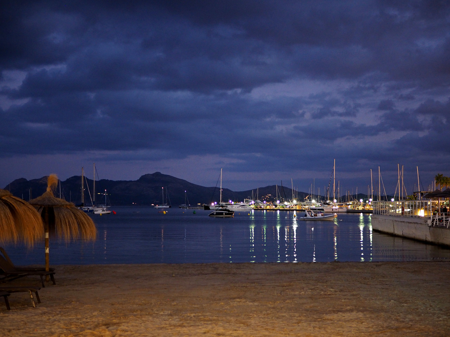 Abends am Strand