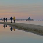 Abends am Strand ...