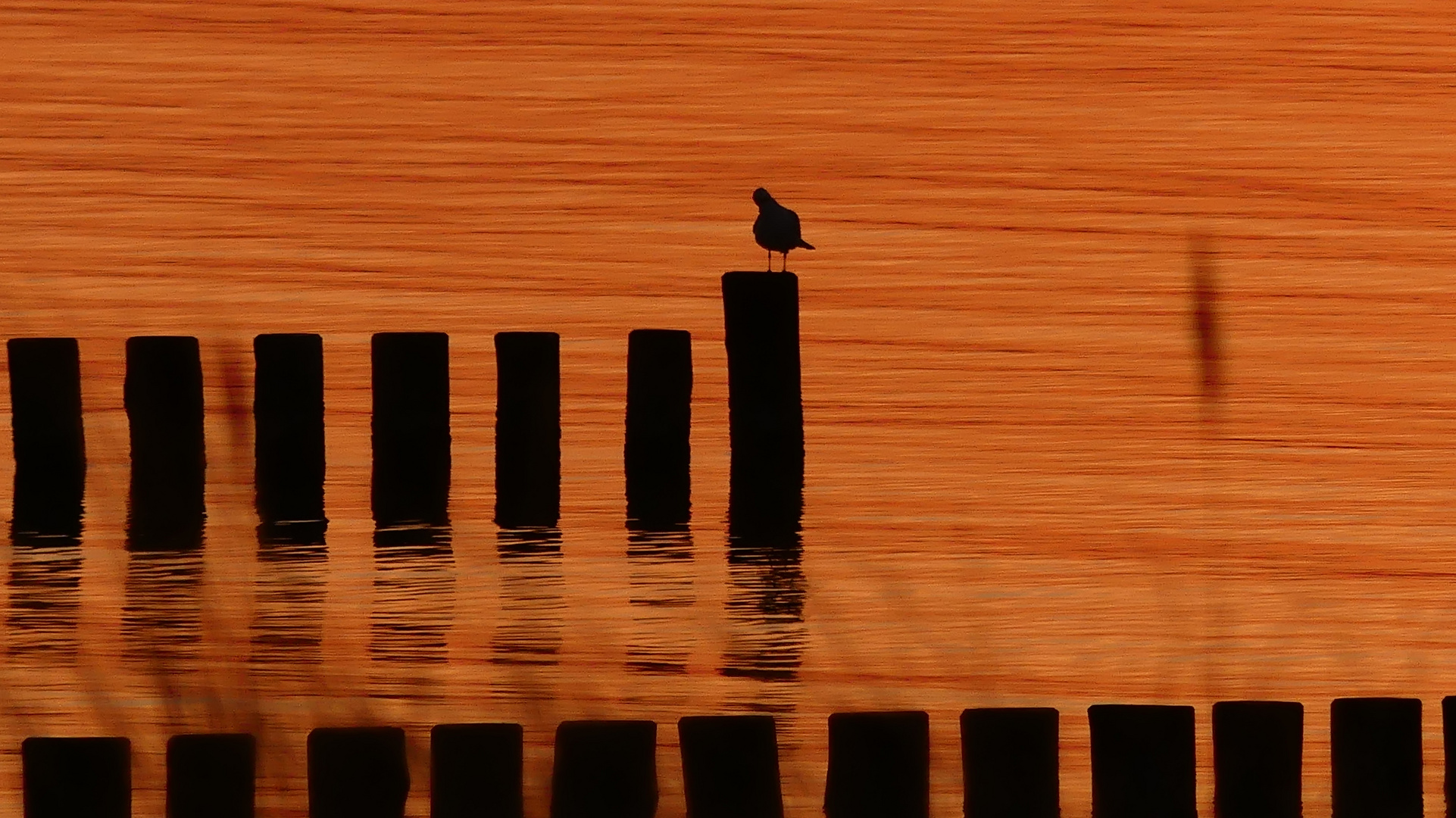 Abends am Strand