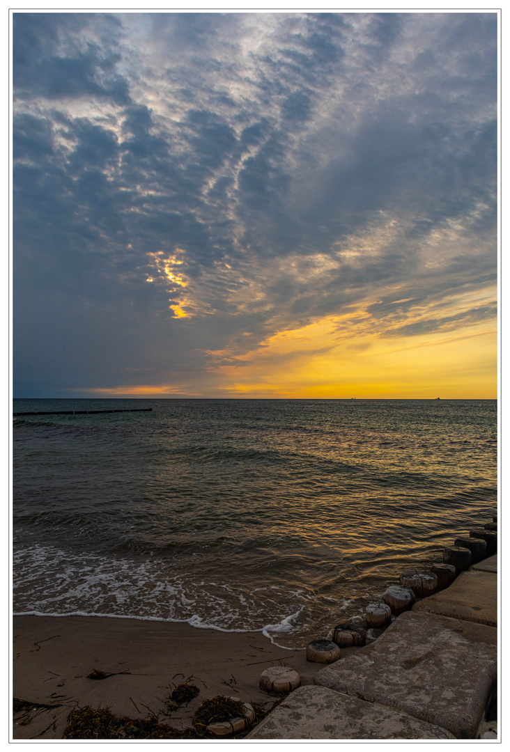 Abends am Strand