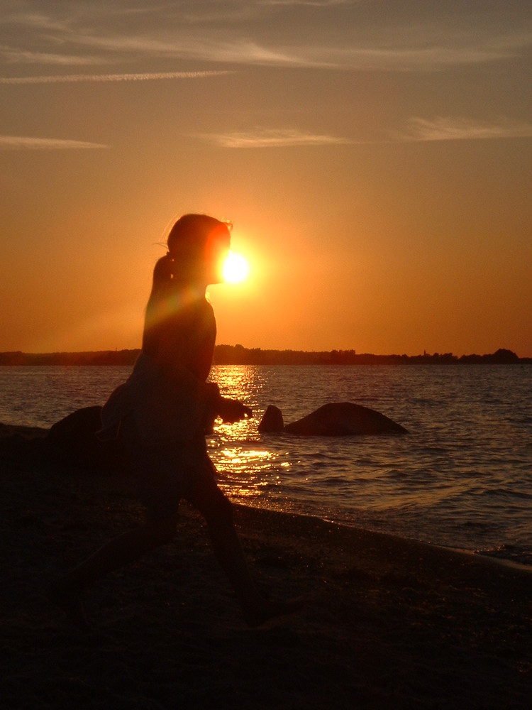 Abends am Strand...