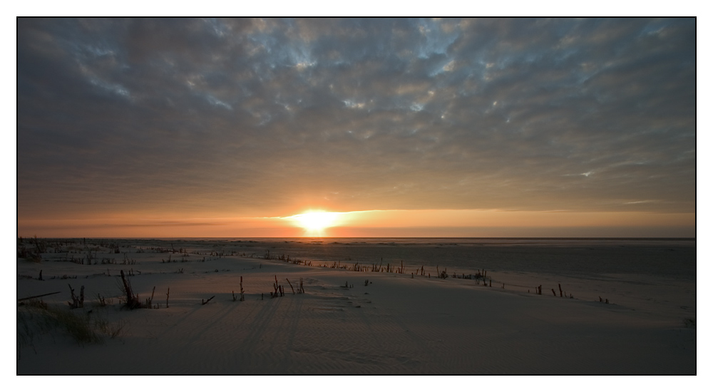 Abends am Strand