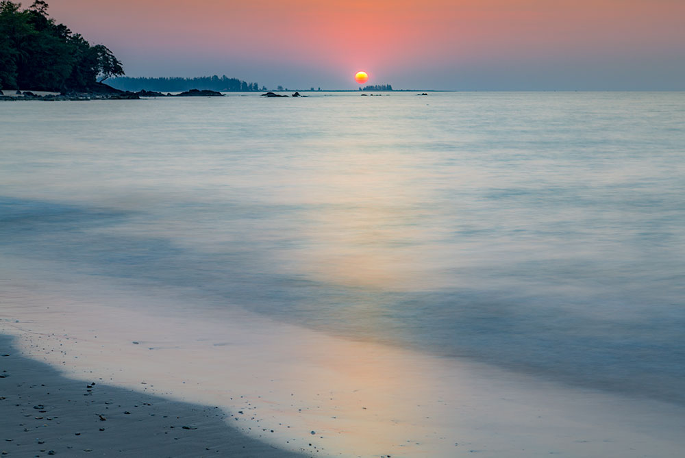 Abends am Strand