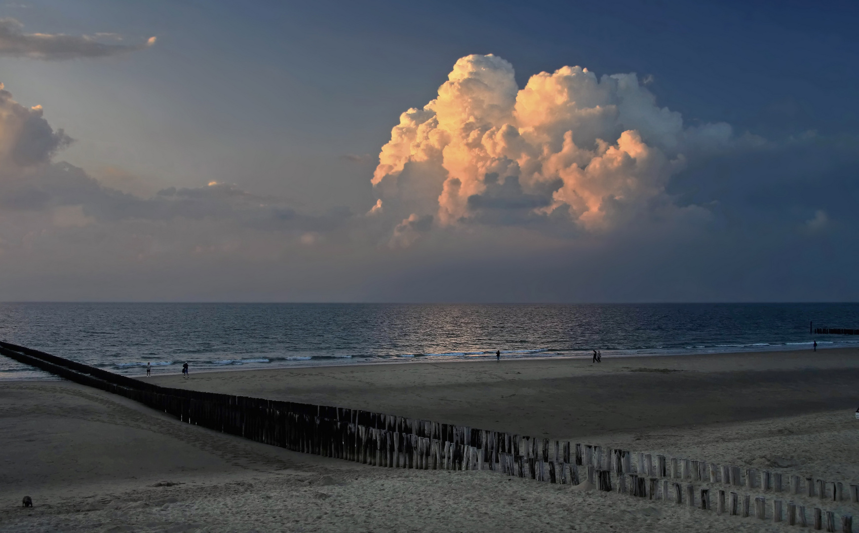 Abends am Strand