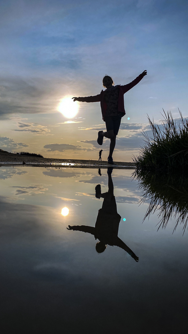 Abends am Strand