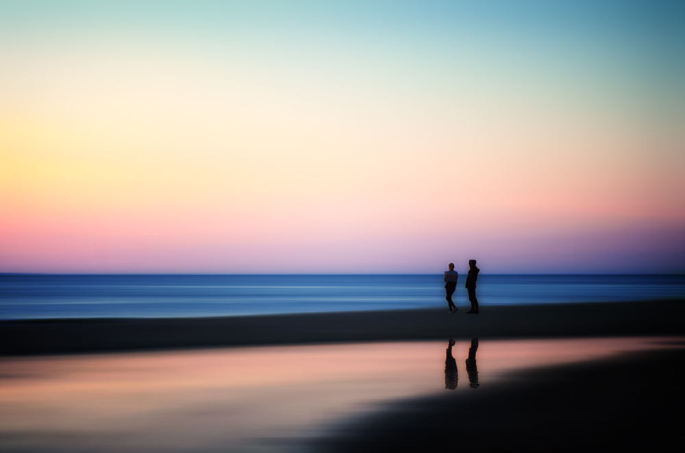 abends am Strand