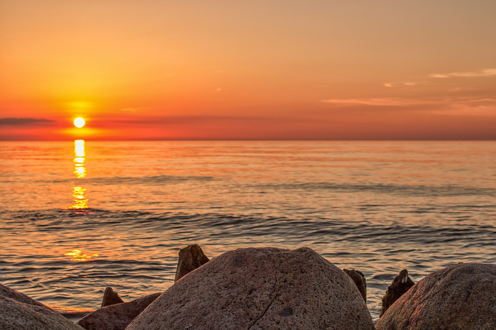 Abends am Strand