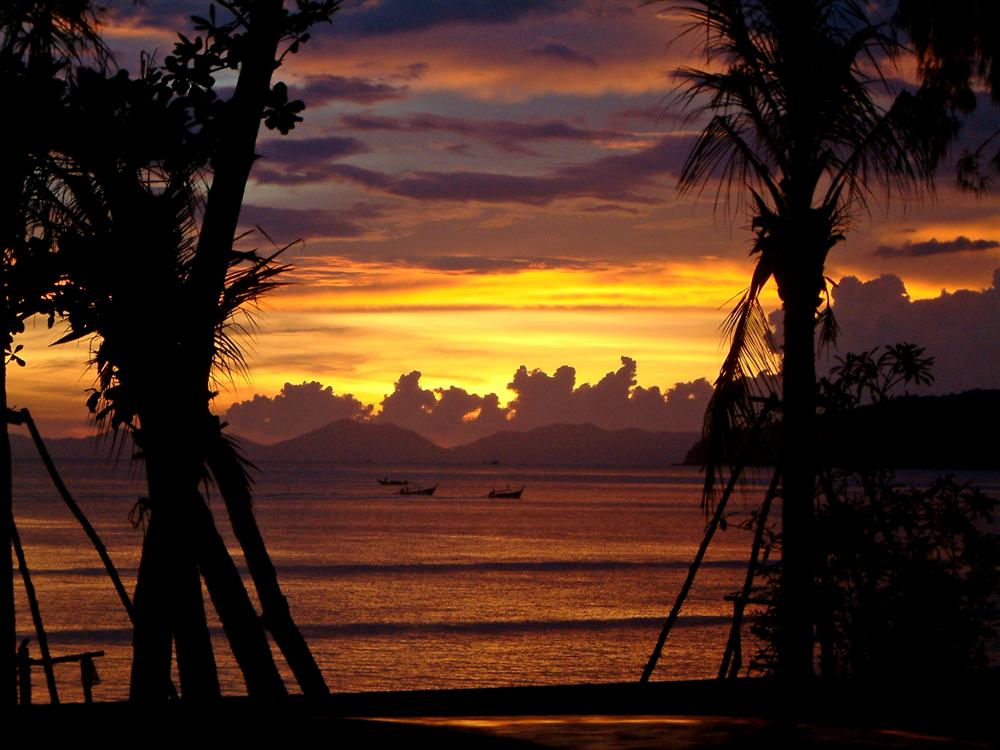 Abends am Strand