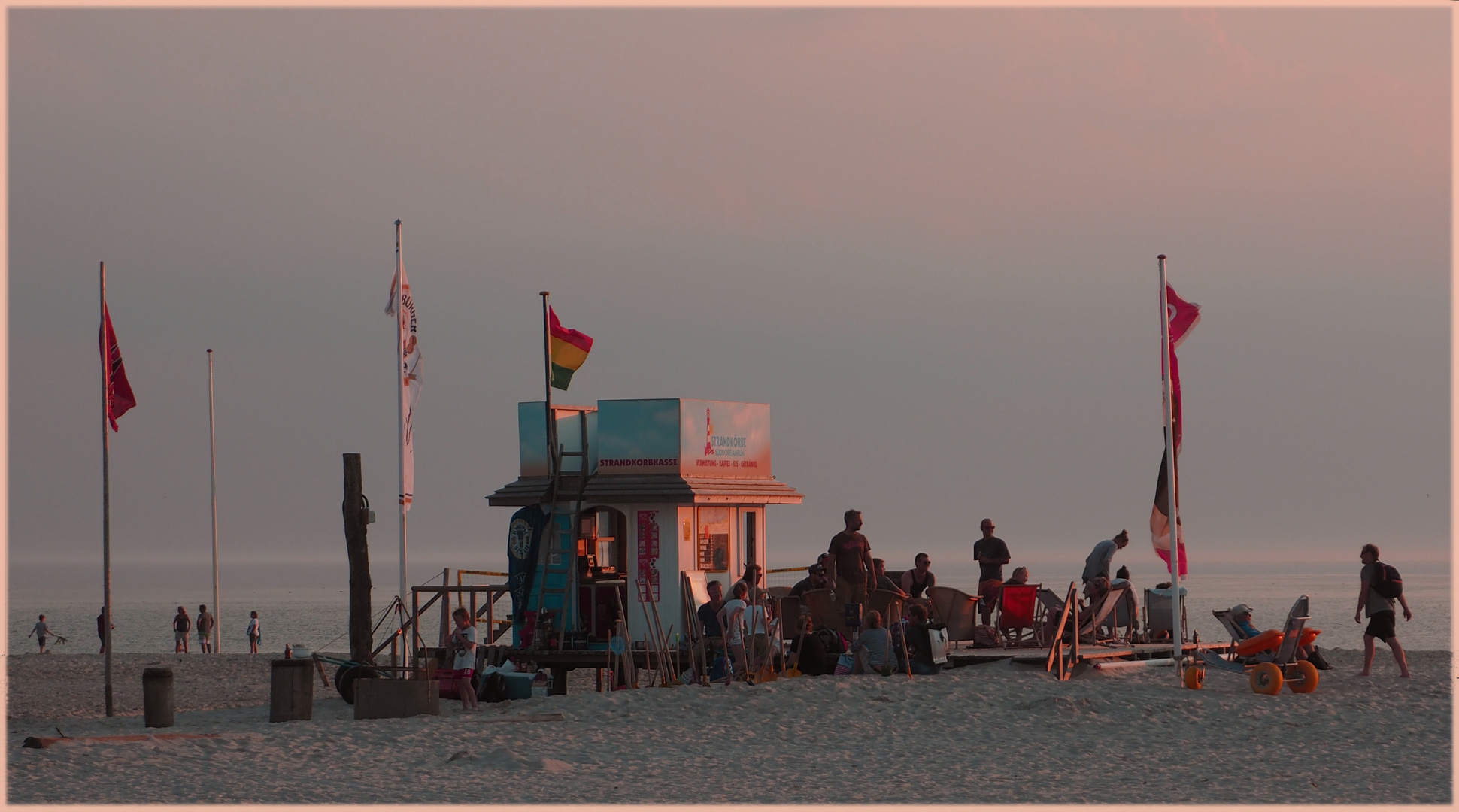 Abends am Strand