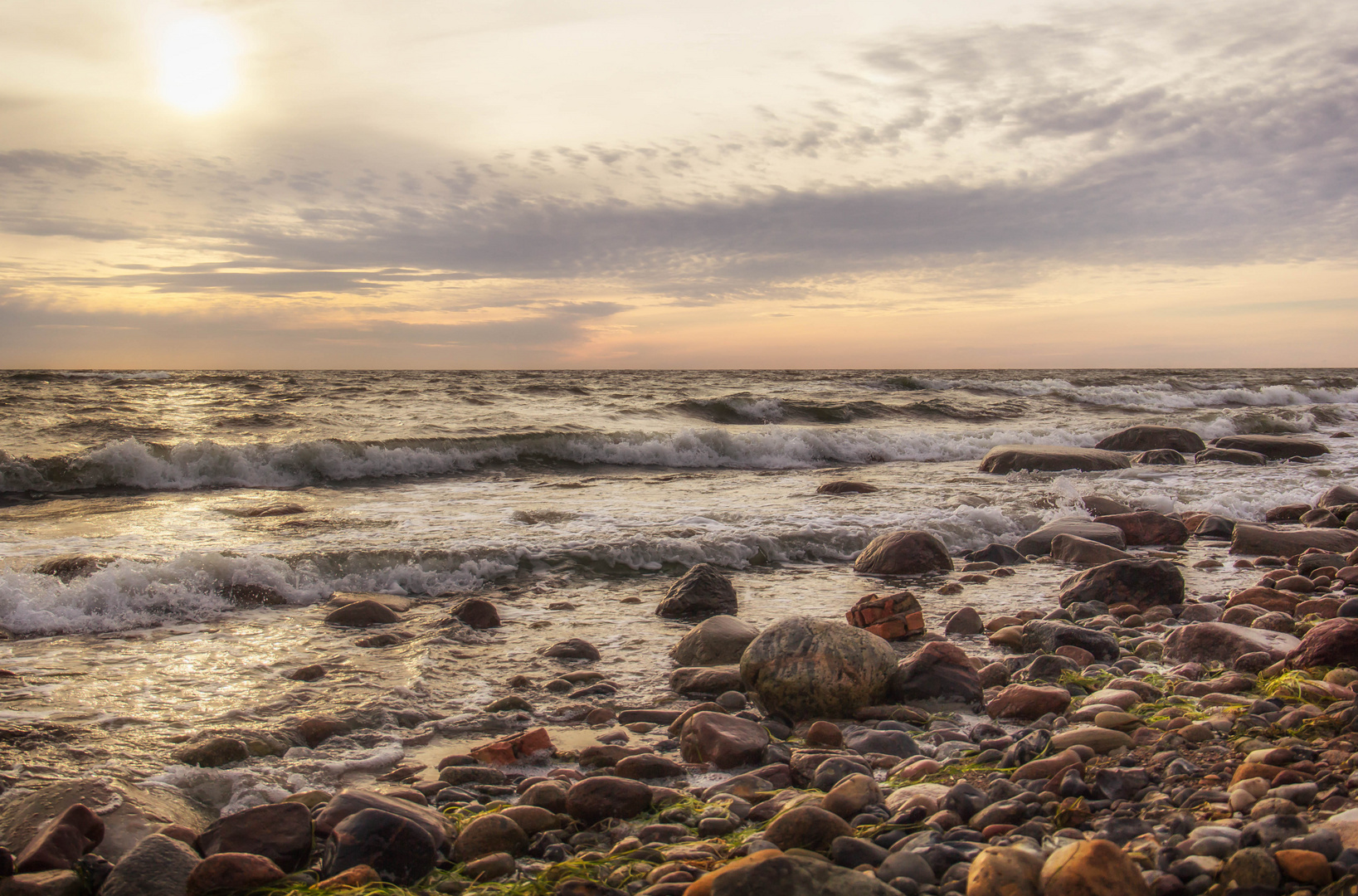 Abends am Strand