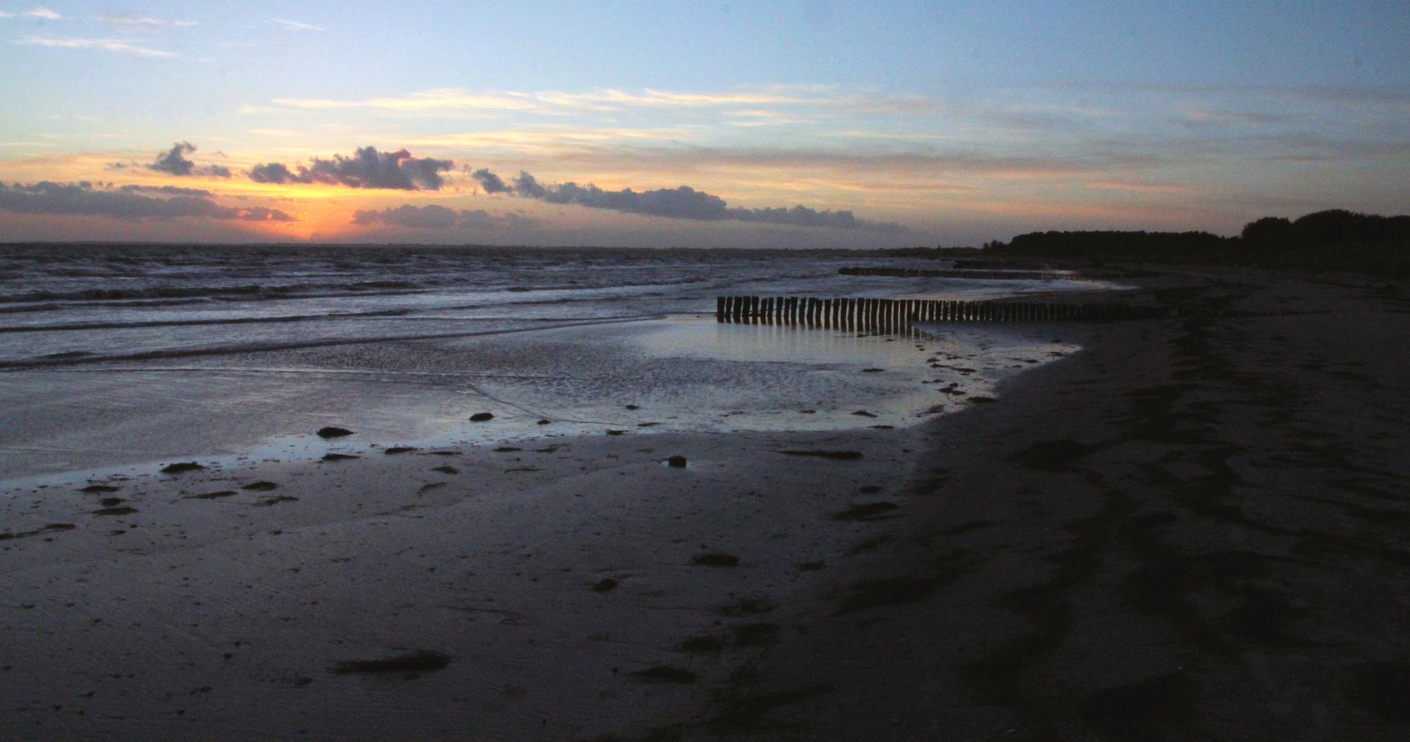 Abends am Strand