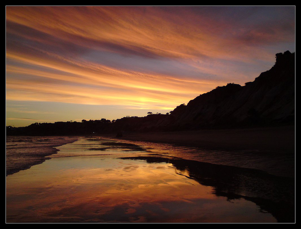 abends am Strand