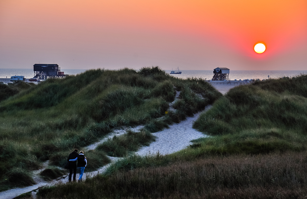 Abends am Strand