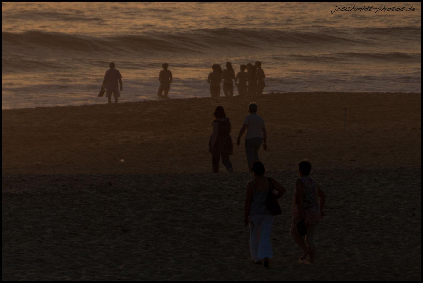 abends am Strand...