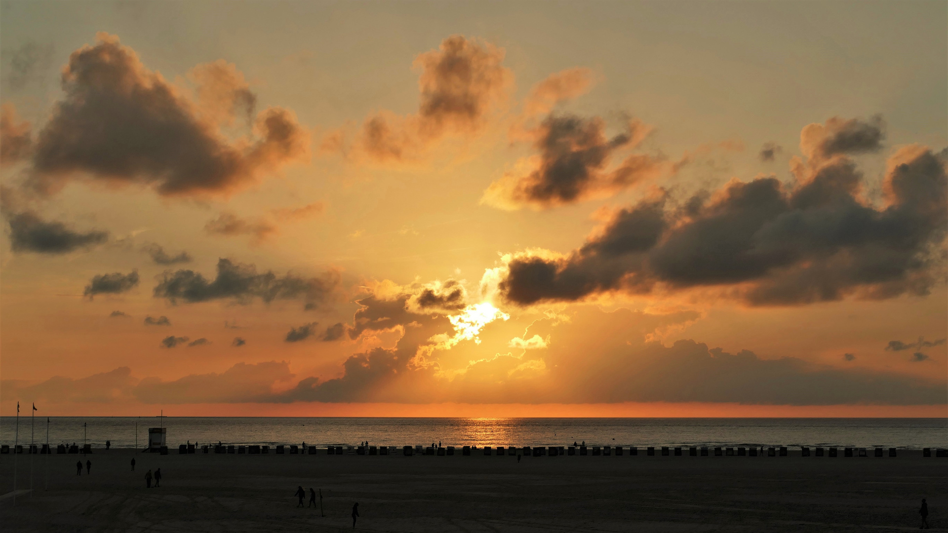 abends am Strand