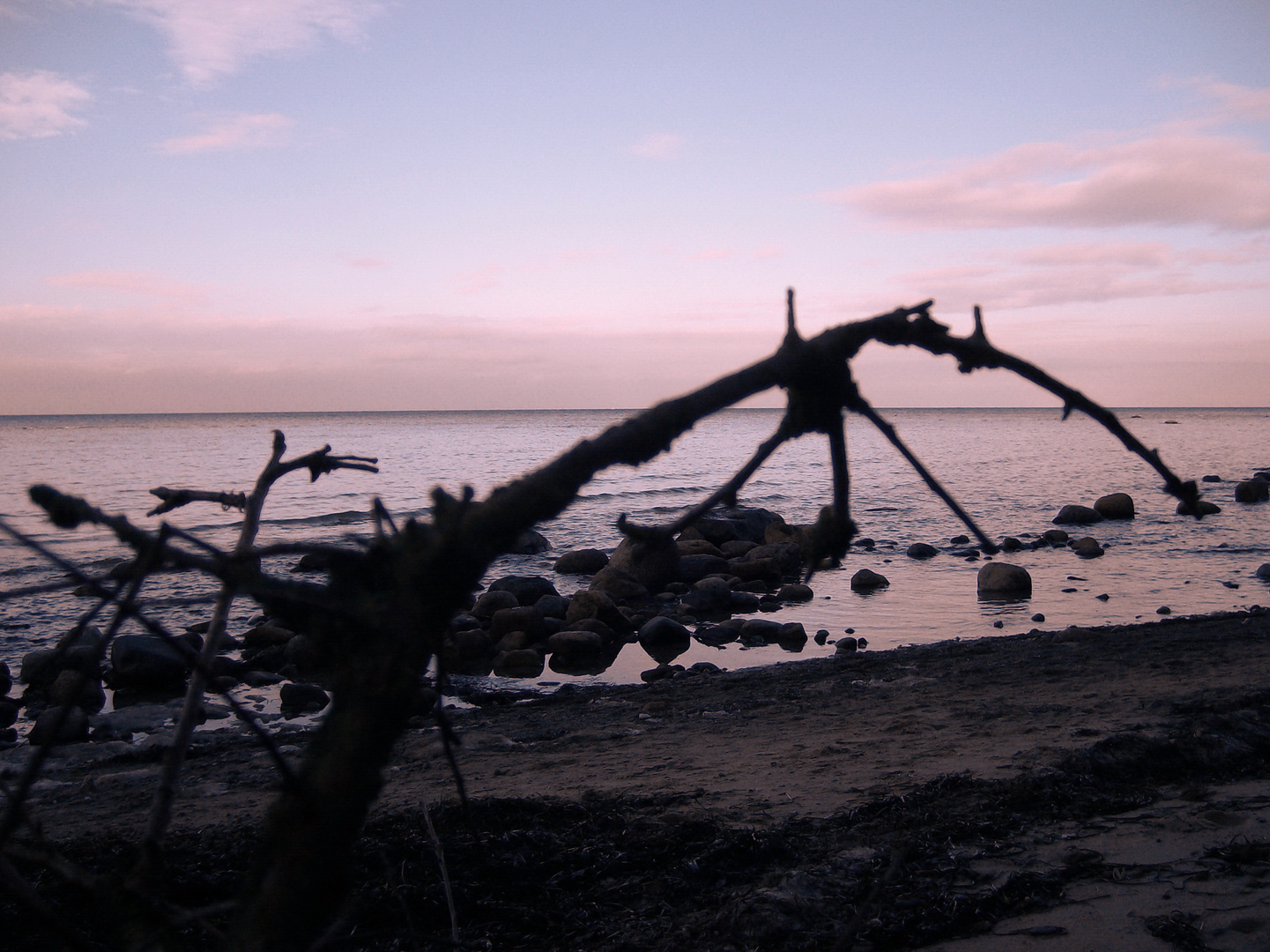 Abends am Strand