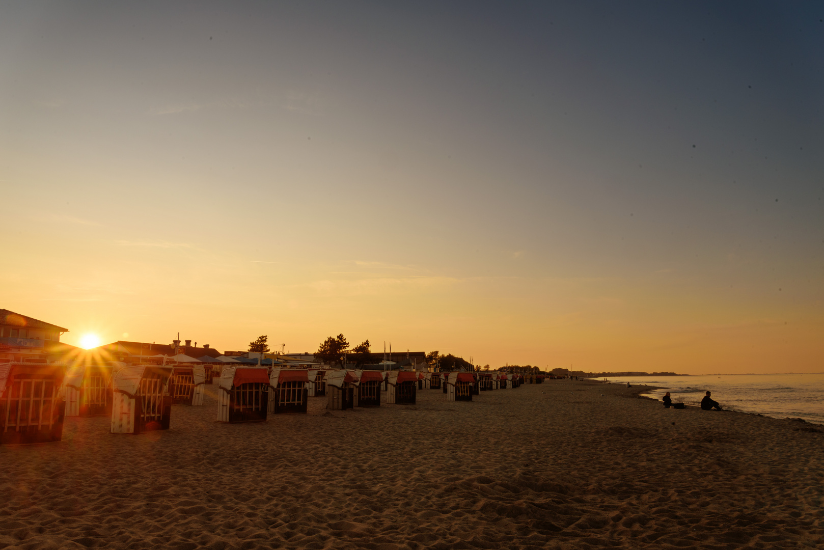 Abends am Strand