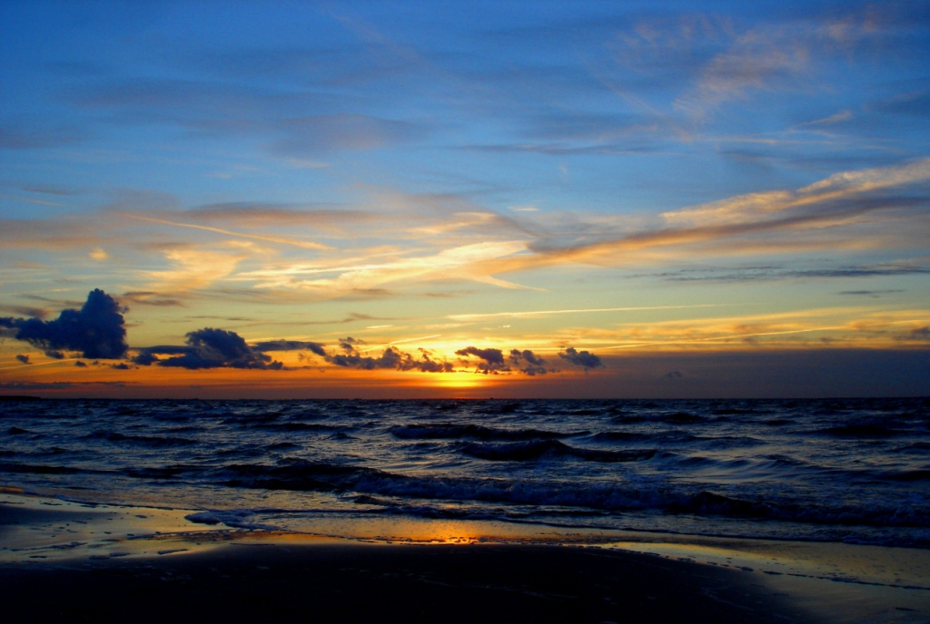 abends am Strand