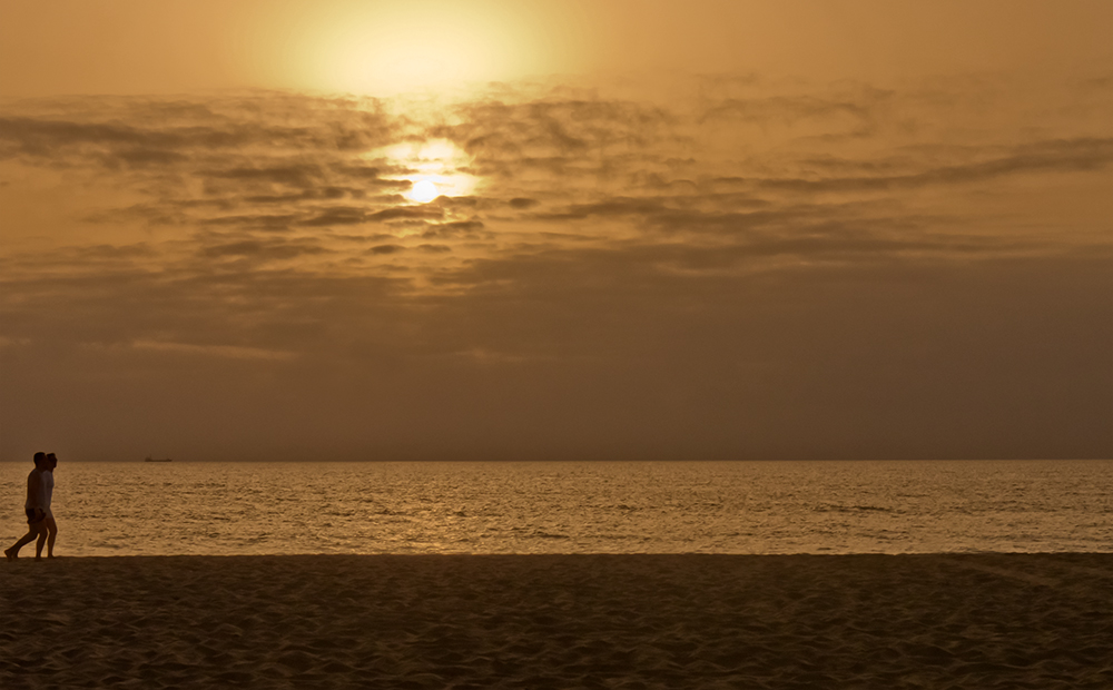 abends am Strand