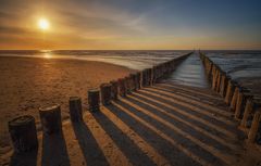 Abends am Strand