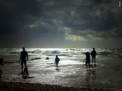 Abends am Strand