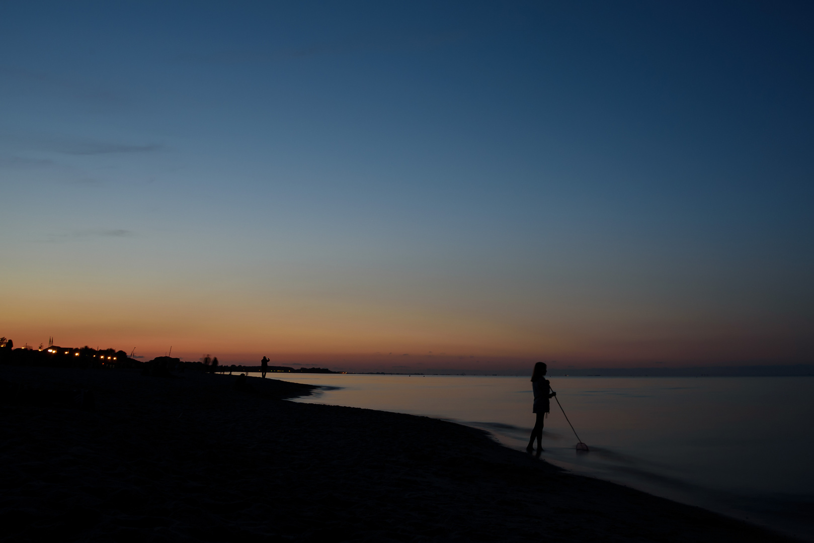 Abends am Strand