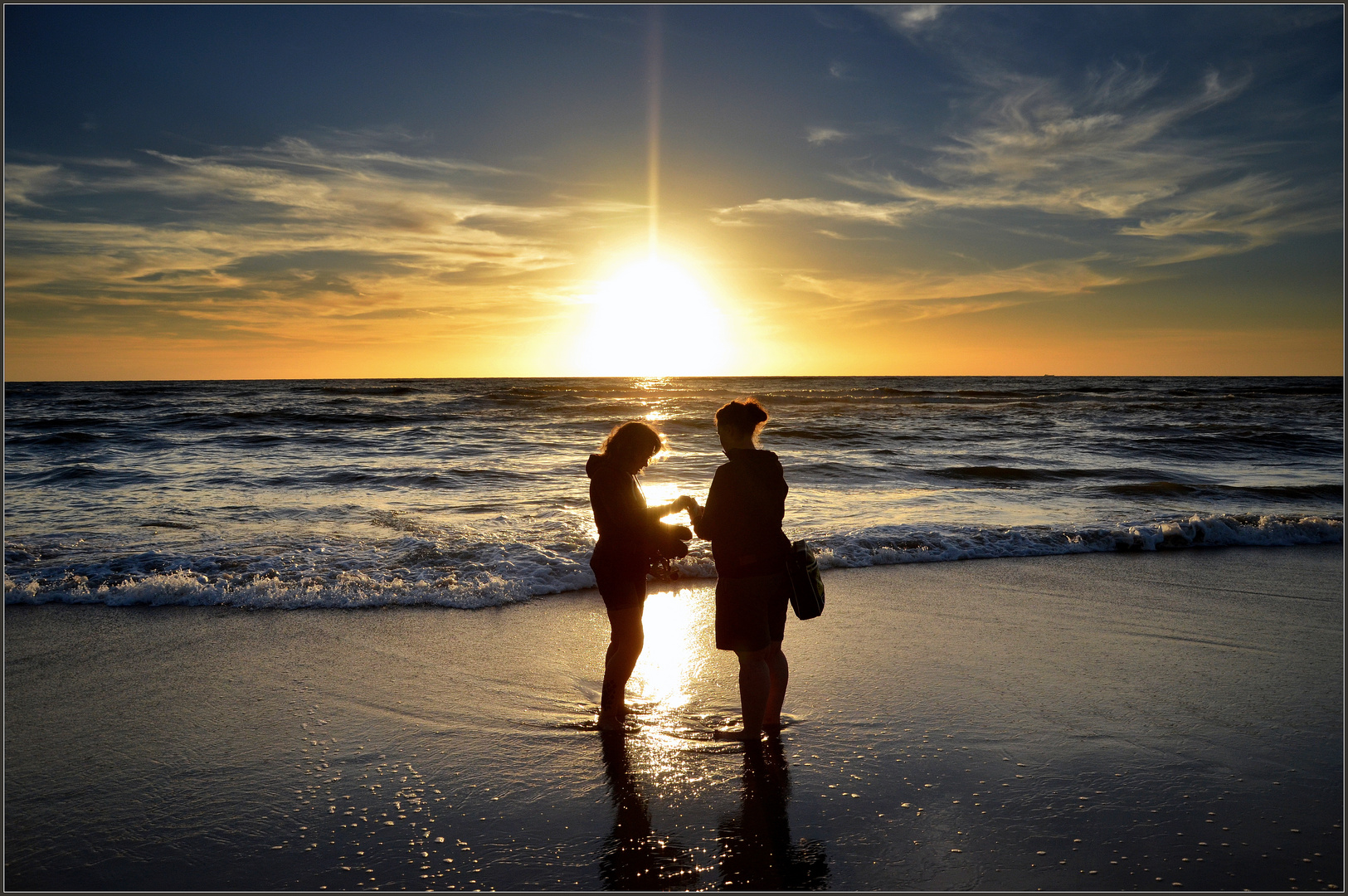 Abends am Strand