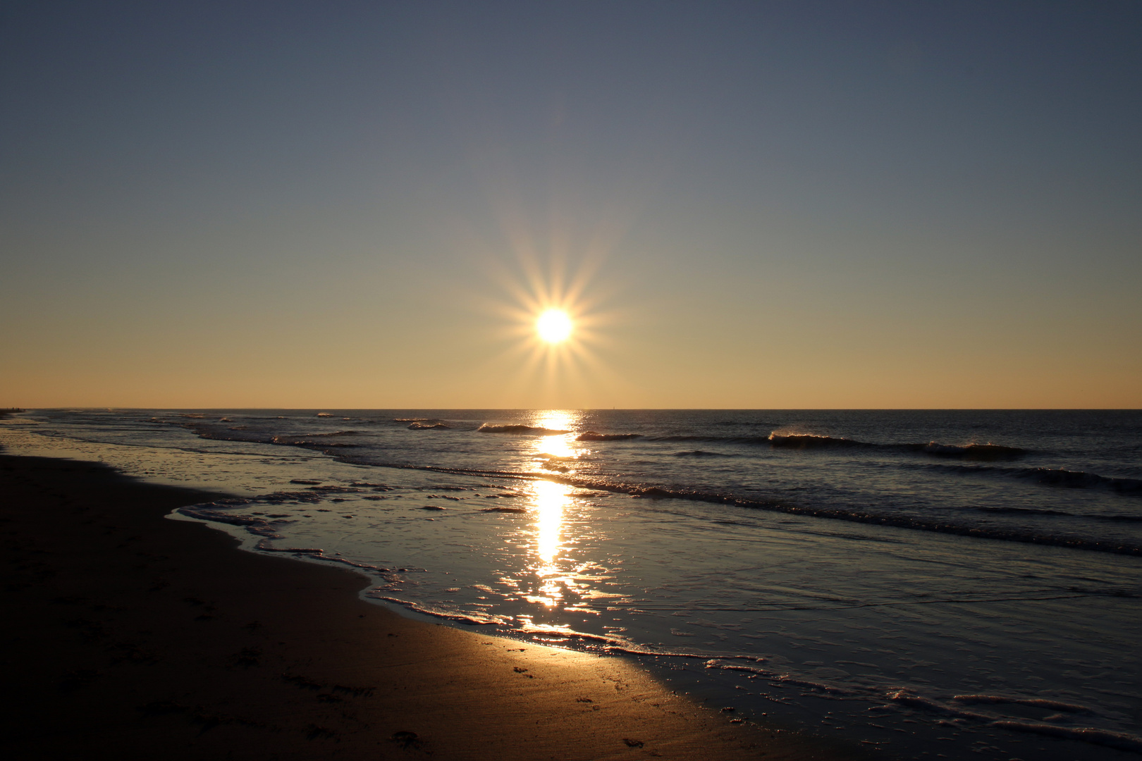 Abends am Strand