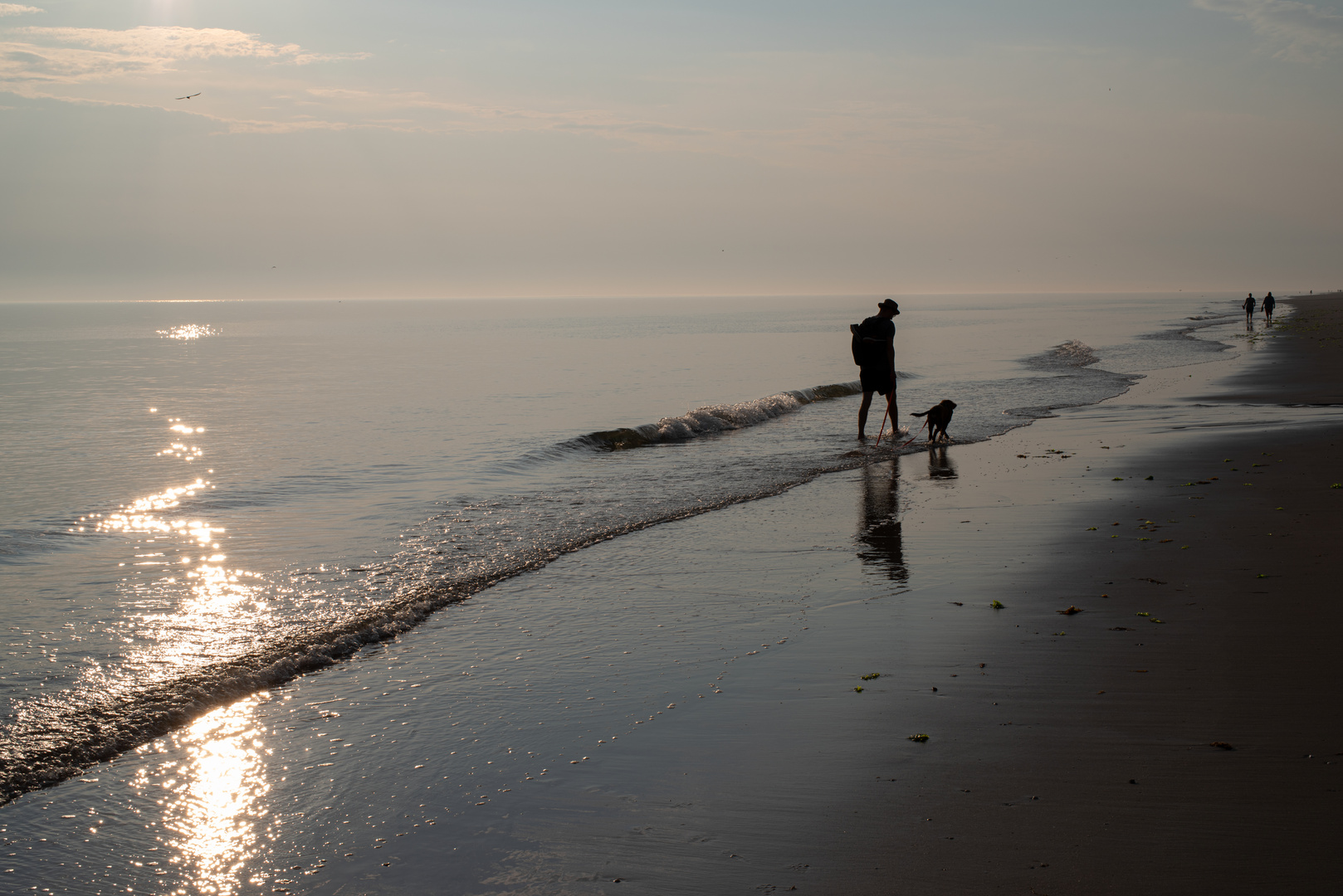 Abends am Strand