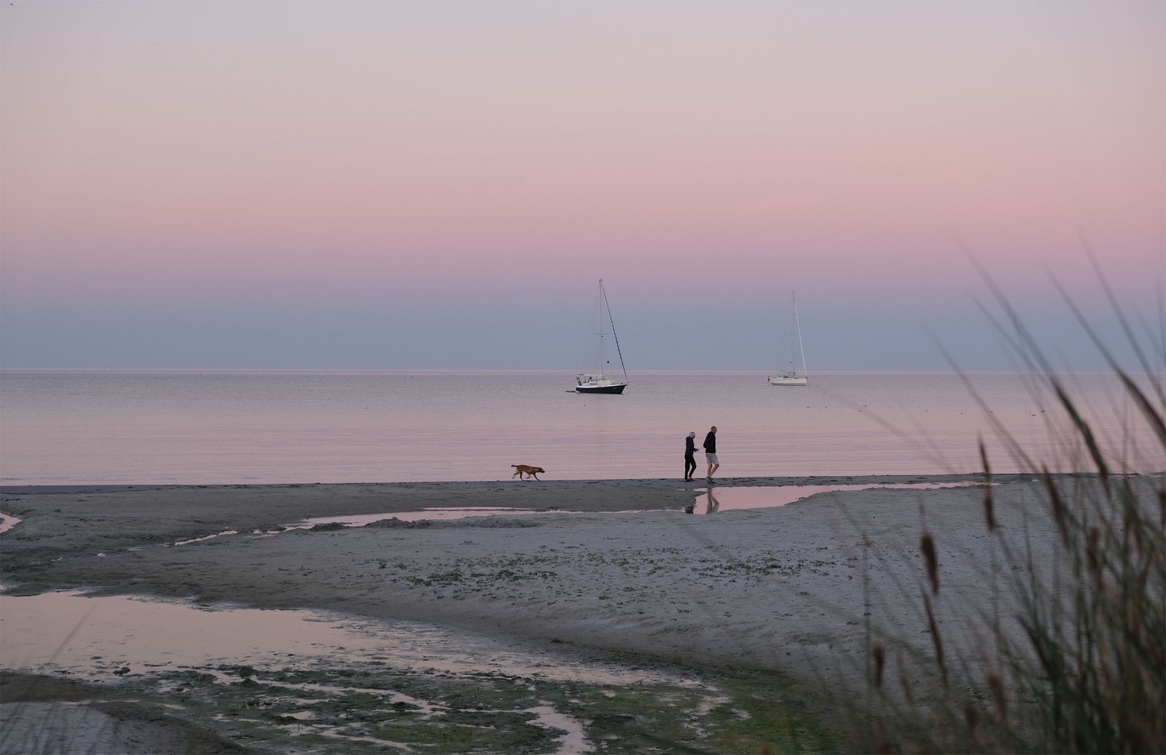 Abends am Strand