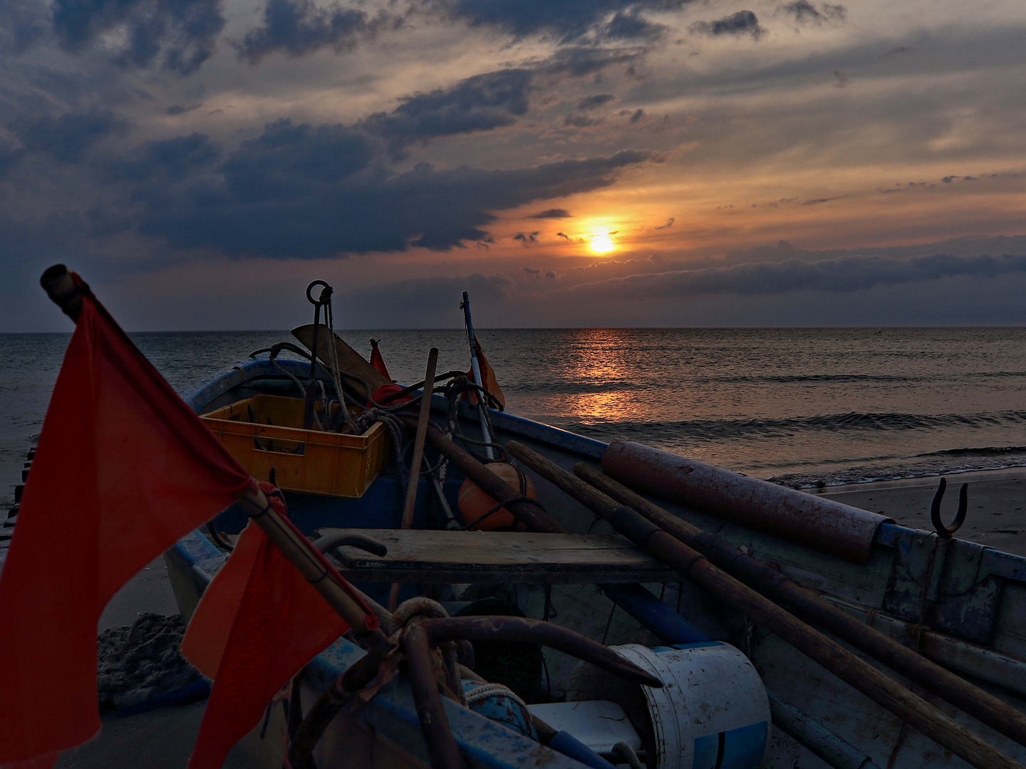 Abends am Strand