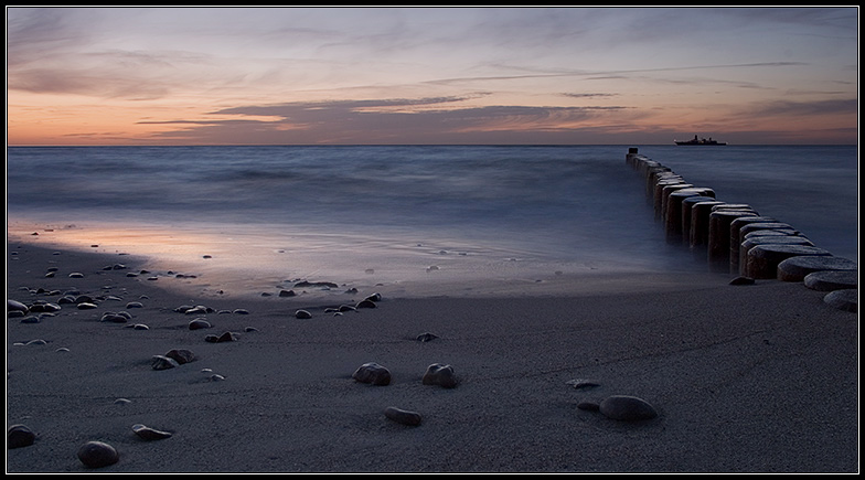 Abends am Strand by Stefan Warken