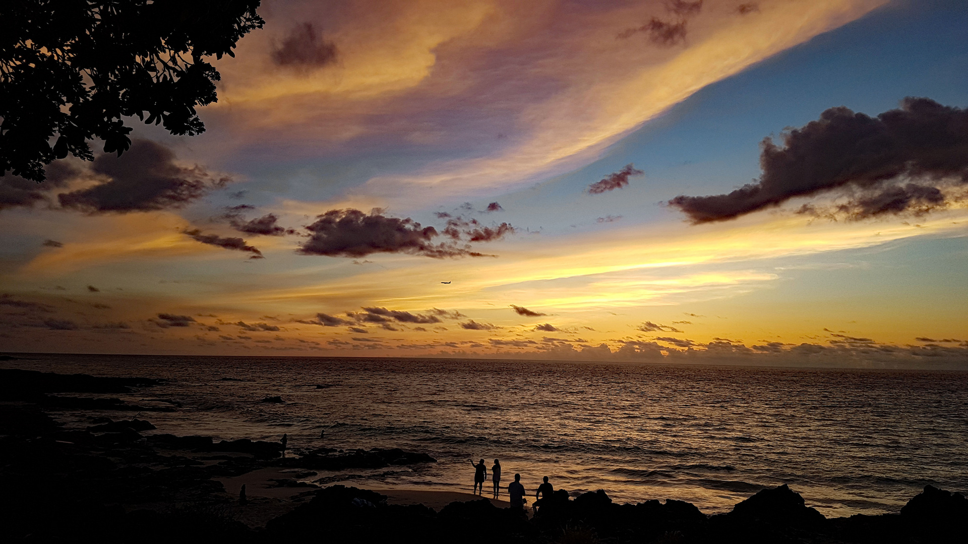 Abends am Strand