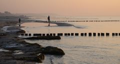 Abends am Strand